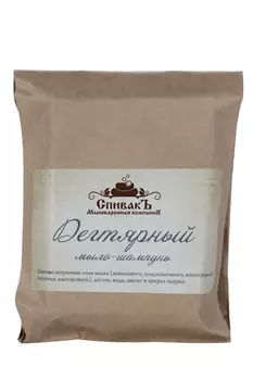 Мыло-шампунь ручной работы СпивакЪ дегтярное 100 г