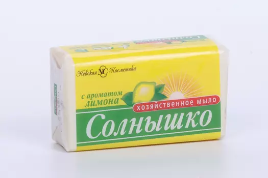 Мыло Солнышко хоз лимон, 140 г