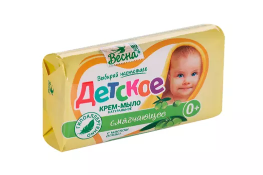 Мыло Весна Детское с маслом оливы, 90 г