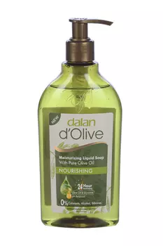 Мыло жид Dalan Питательное/увлажняющее натуральное с чистым оливковым маслом, 300 мл