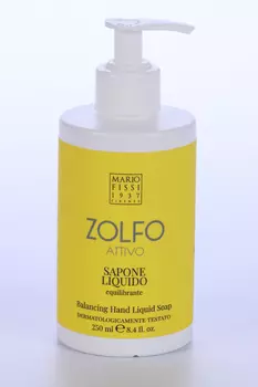 Мыло жид Mario Fissi 1937 Zolfo Attivo Equilibrante Серное, 250 мл