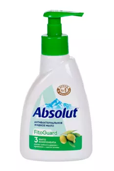 Мыло жидкое Absolut FitoGuard белый чай и масло оливы, 250 г