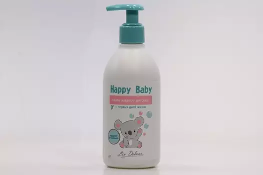 Мыло жидкое Хэппи Беби детское с первых дней жизни, 300 г