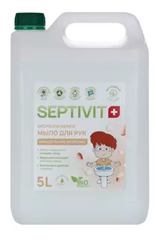 Мыло жидкое SEPTIVIT Premium д/рук миндальное молочко, 5 л