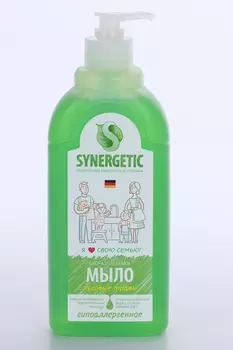 Мыло жидкое SYNERGETIC д/рук и тела луговые травы, 500 мл