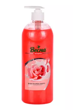 Мыло жидкое Весна Ассорти роза, 850 г, дозатор