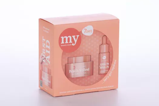 Набор 7DAYS my beauty week Lets get update крем д/лица восст 50 мл/сыв-пилинг 20 мл