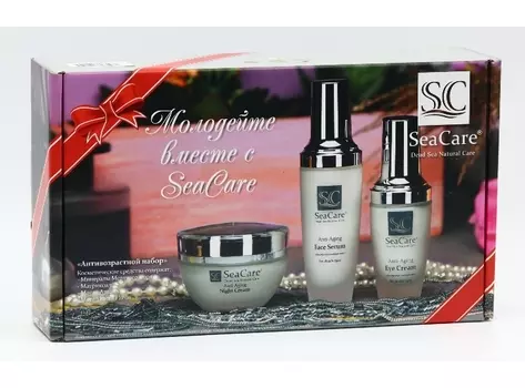 Набор №9 SeaCare антивозрастной крем дневной сыворотка д/лица, 50 мл