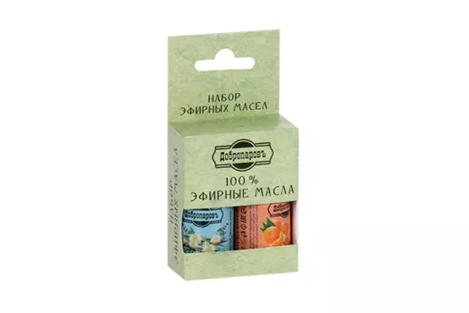 Набор эфирных масел эвкалипт, апельсин по 17 мл, "Добропаровъ"