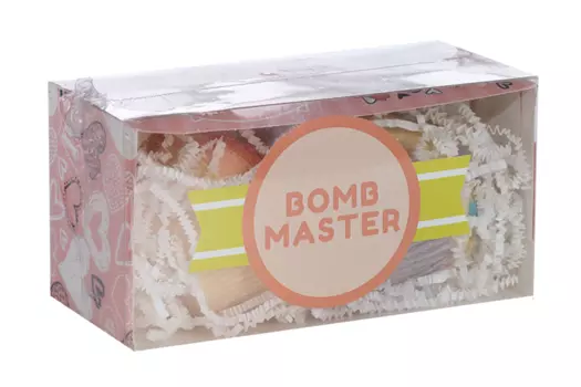 Набор бомбочек Bomb Master д/ванн Капкейки бурлящий шар/гейзер фруктовый аромат, 2 шт