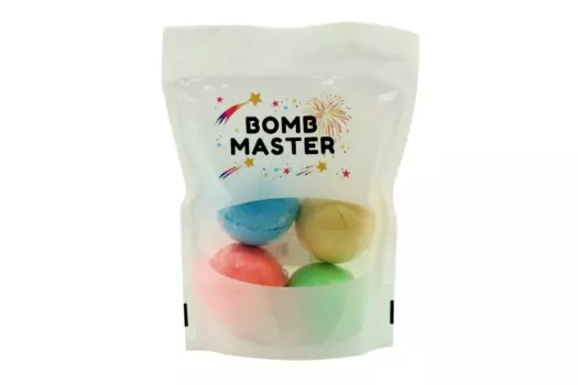 Набор бомбочек Bomb Master д/ванн Взрывное ассорти бурлящий шар/гейзер, 4 шт