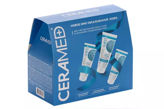 Набор Ceramed Healthy skin ухаживающий крем д/лица/тела/ног/рук, 250 мл