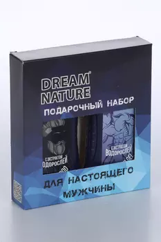 Набор д/мужчин Dream Nature с экстрактом водорослей шампунь 250 мл + гель д/душа 250 мл