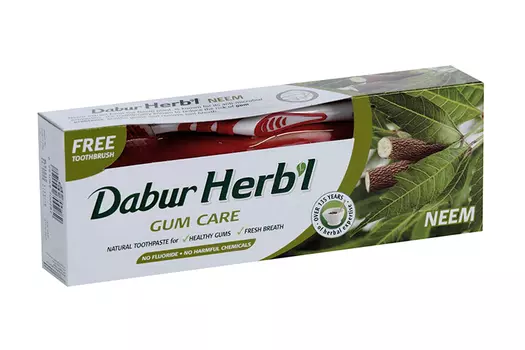 Набор Dabur Herbl ним зубная паста 150 г + зубная щётка