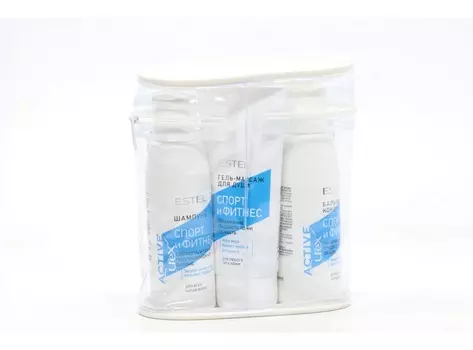 Набор ESTEL CUREX ACTIVE шампунь/бальзам/гель-массаж, 300 мл, (3 флакона по 100 мл)