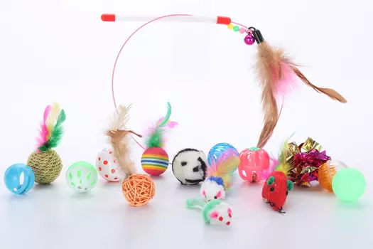 Набор игрушек Чистый котик SET-4 д/кошек 16 шт