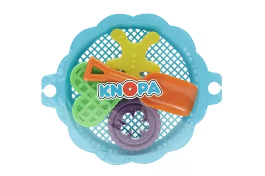 Набор Кнопа Сластена песочный с ситом