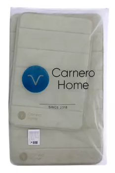 Набор ковриков Carnero Home д/ванной и туалета 2 шт, (светло-зеленый)