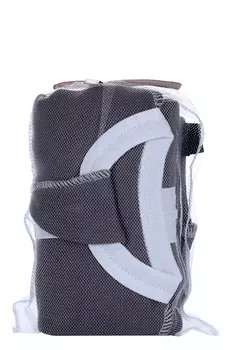 Набор Мьельк пеленка-кокон/шапочка/антицарапки Фог серый