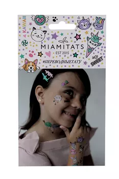 Набор Майами Татyз детских переводных тату каваии