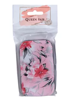 Набор маникюрный Queen fair Цветы 6 предметов в футляре цвет и рисунок МИКС