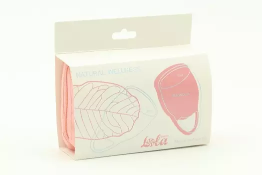 Набор менструальных чаш Natural Wellness Magnolia light pink цвет розовый 4000-05lola силикон
