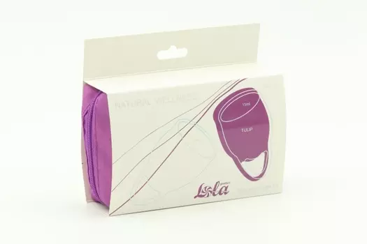 Набор менструальных чаш Natural Wellness Tulip цвет фиолетовый 4000-02lola силикон