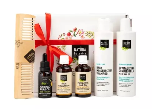 Набор Нейчера Ботаника Активный рост и восстан волос подарочный