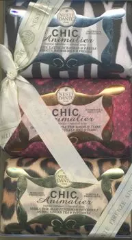 Набор Нести Данте мыло Шикарное бронза/белое/Шикарное розовое, 250 г