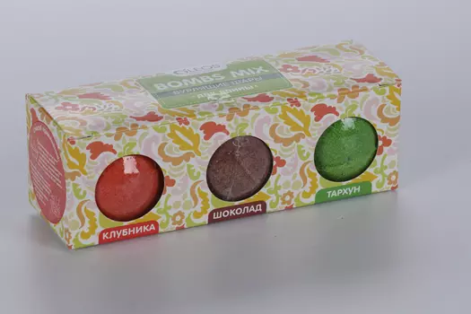 Набор Олеос Бурлящий шар клубника/шоколад/тархун, (4650212021261)