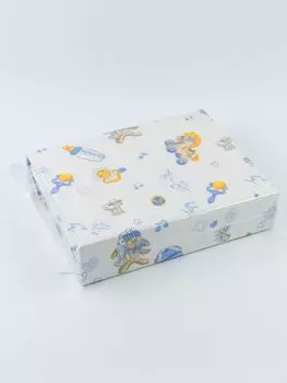 Набор Пеленка фланель"Детки-конфетки" Био-Текстиль в ассортименте 90*120 100% хлопок. 3 шт