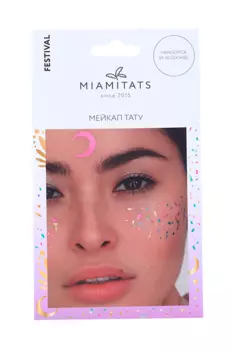 Набор переводных тату MIAMITATS FACE TATTOO Festival (3980)
