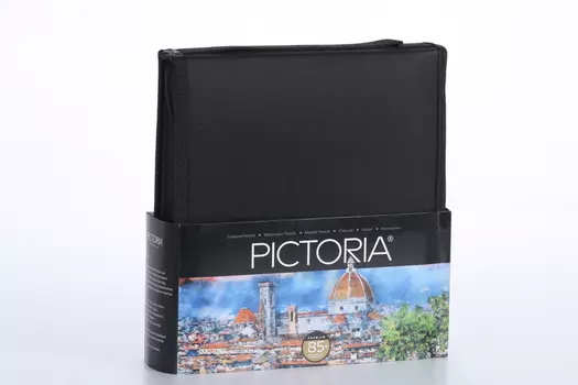 Набор Pictoria цветных карандашей профессиональный в кейсе 85 шт