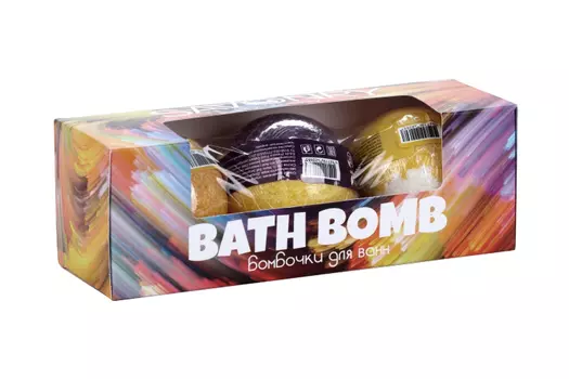 Набор SAVONRY BATH BOMB бомбочки д/ванны маракуйя/банан/дыня, 3 шт