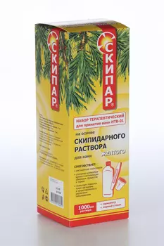 Набор Скипар НТВ-01 эмульсия желтая скипид /термометр/мерн стакан 1000 мл