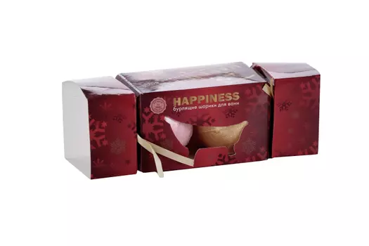 Набор Соль д/ванн Бурлящие шары НAPPINESS, 250 г