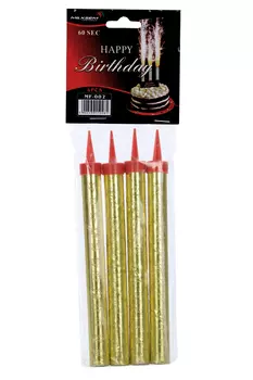 Набор Страна Карнавалия тортовых свечей Фонтаны 17,5 см 4 шт