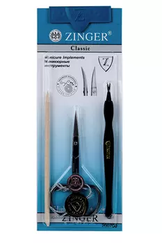 Набор ZINGER д/обработки ногтей S-3 (16912)