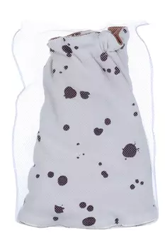 Нагрудник Мьельк двусторонний Кляксы черный/серый/кукурузный