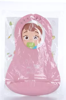 Нагрудник Рокси Кидс мягкий, розовый