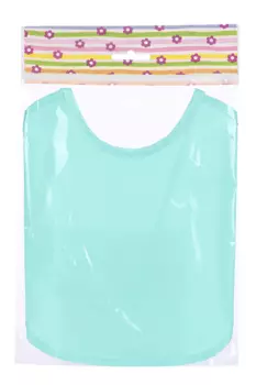 Нагрудник-слюнявчик DINO&RHINO на завязках непромок с ПВХ 20х22 см