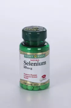Нэйчес Баунти Селен натуральный 50 мкг, 100 шт, таблетки