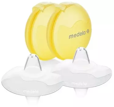 Накладка Медела на грудь силикон Контакт L, 2 шт, (8000407)