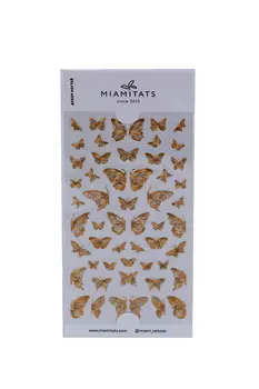 Наклейки д/ногтей MIAMITATS Gold Butterfly (0278)