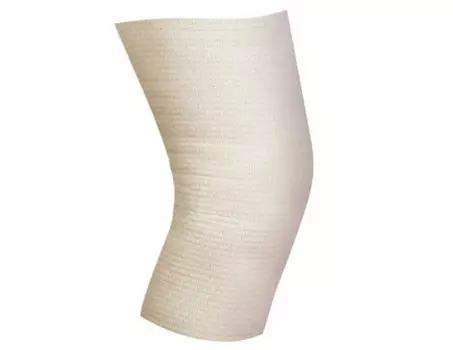 Наколенник ПОЛЬЗА Эластичный согревающий модель 0803 белый