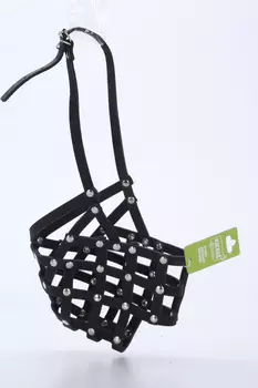 Намордник кожаный № 6 (дог кобель, кавказская овчарка, московская сторожевая сука)