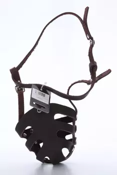 Намордник кожаный цельнокроеный № 3