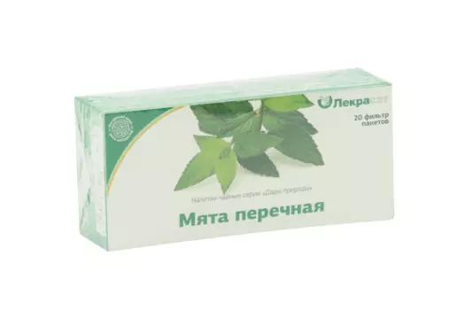 Напитки чайные серии Дары природы Мята перечная, 1,5 г, 20 шт