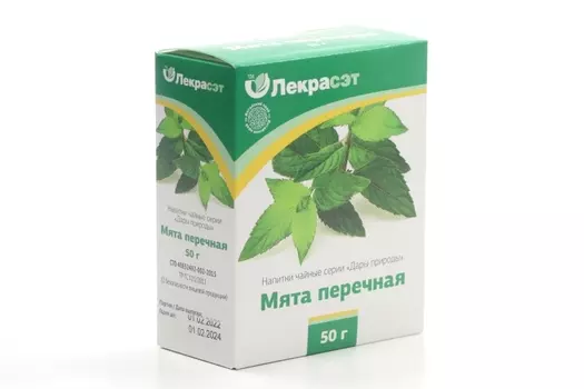 Напитки чайные серии Дары природы Мята перечная, 50 г