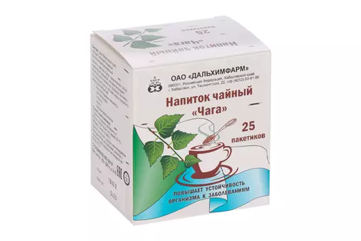 Напиток чайный Чага, 25 шт, пакет